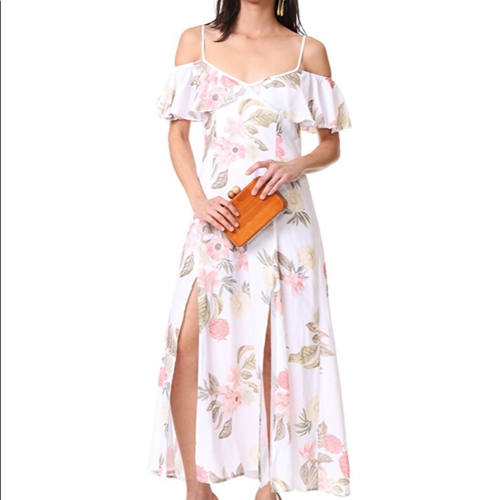Off the shoulder floral dress
